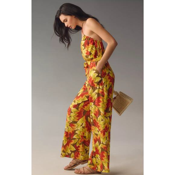 Farm Rio x Anthropologie Fruit Print Jumpsuit - New Small - Picture 3 of 5
